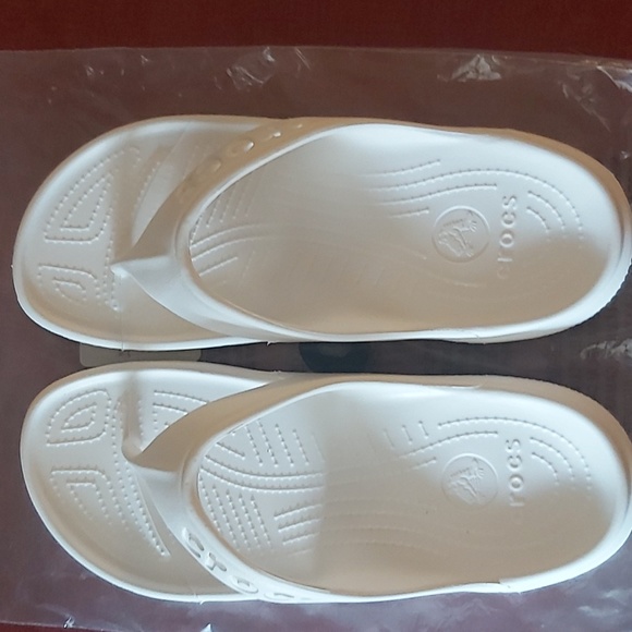 Crocs Baya Flip Sz 11W White -PAYPAL PAYMENT ONLY!!! - Picture 3 of 5